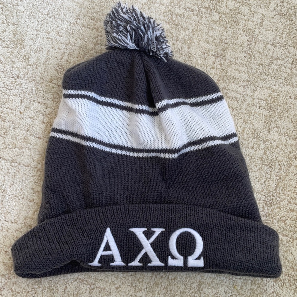 Alpha chi omega beanie